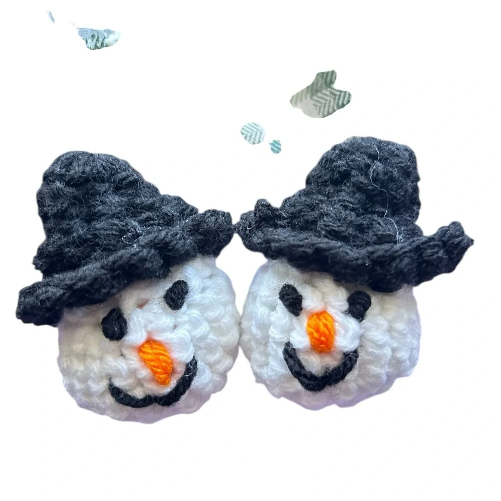 Hand Crafted Snowman Catnip Cat Toys Interactive Play Festive Potent Fun